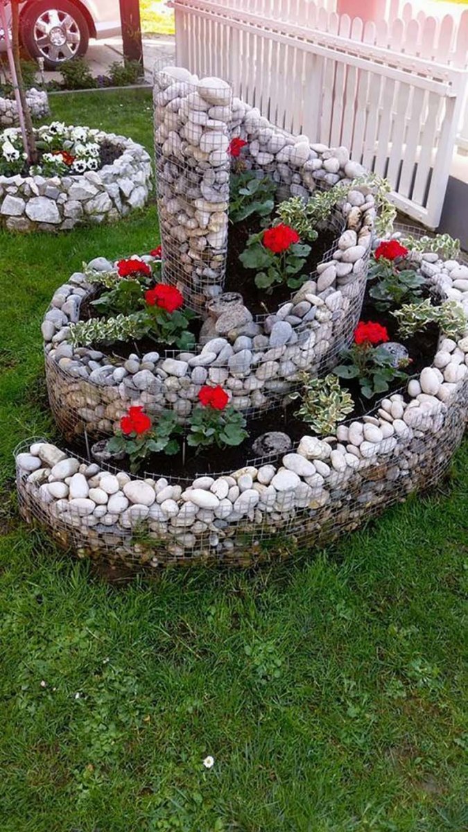 Идеи оформления сада с помощью камней